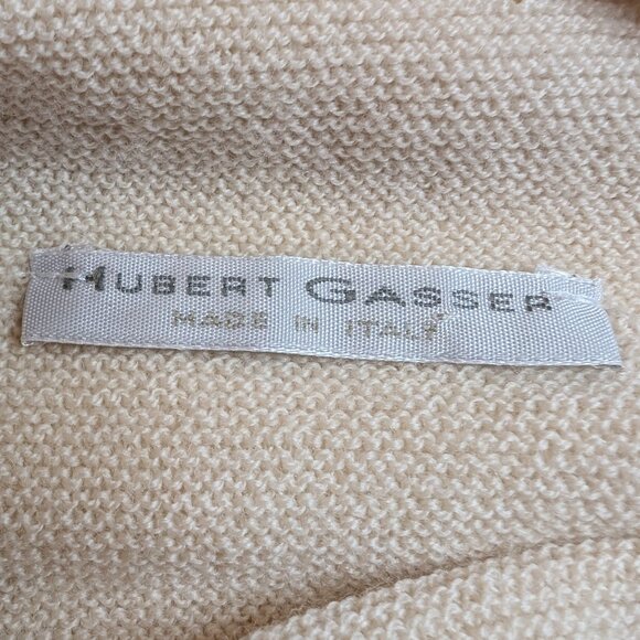 HUBERT GASSER ITALY sweater turtleneck Sz S MERINO WOOL made in ITALY **A GEM** - Picture 8 of 10